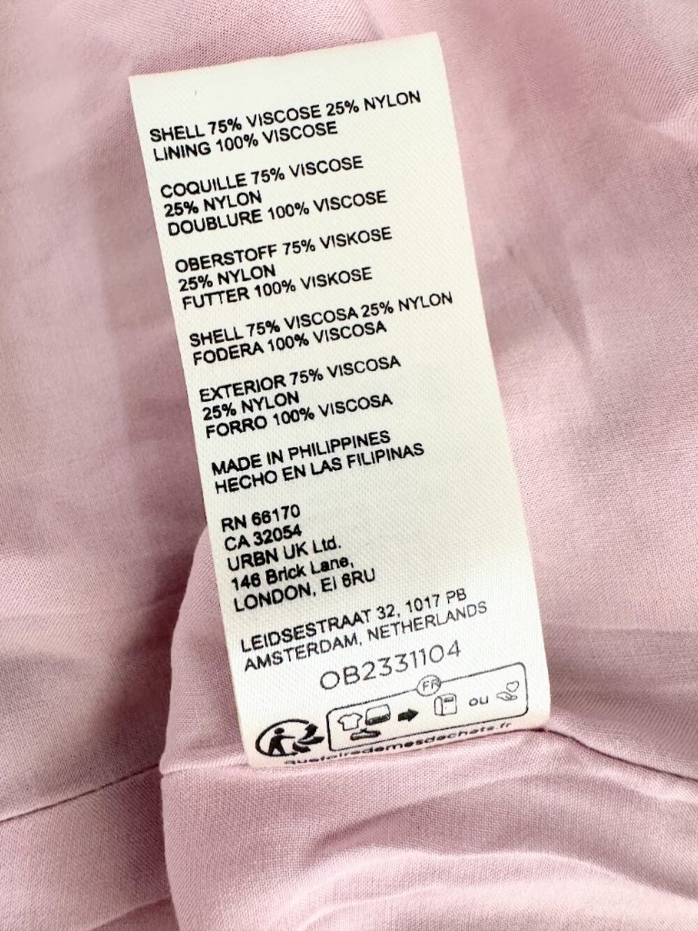 Maeve Velvet Mini Dress Pink Tie Neck Long Sleeve Anthropologie M Romantic - Picture 11 of 11